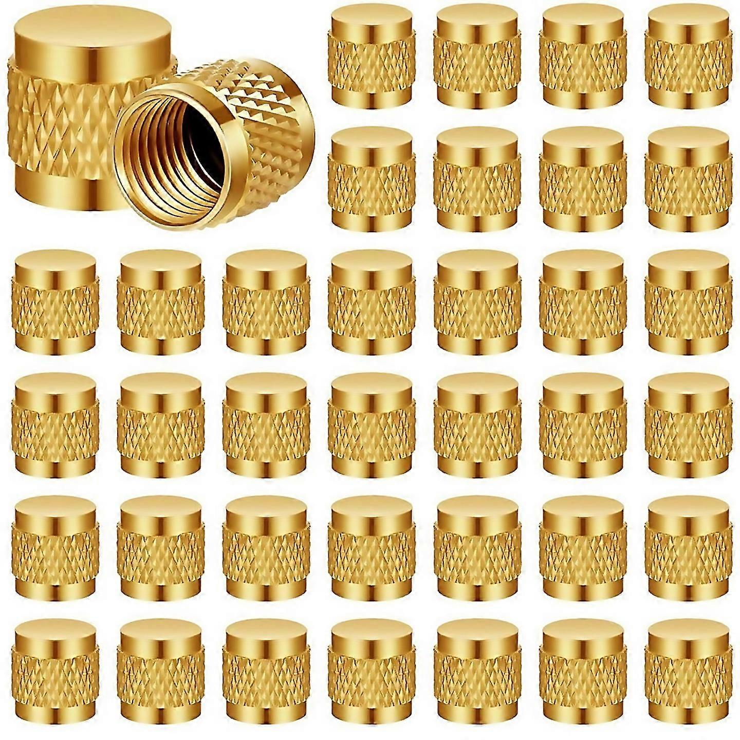 For 14 Flare Cap Round Brass With Neoprene Oring Seal Hvac Valve