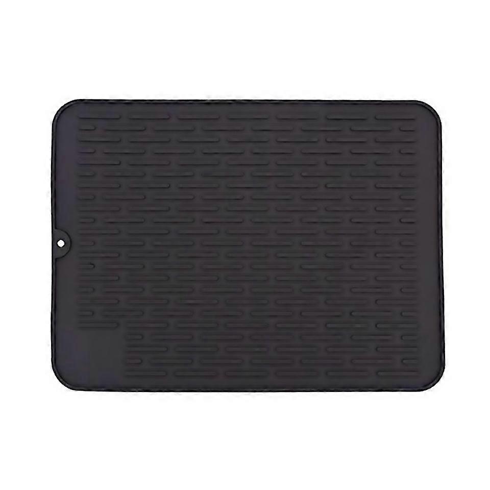 For 1pcs Silicone Dish Drying Matheat Silicone Matblack