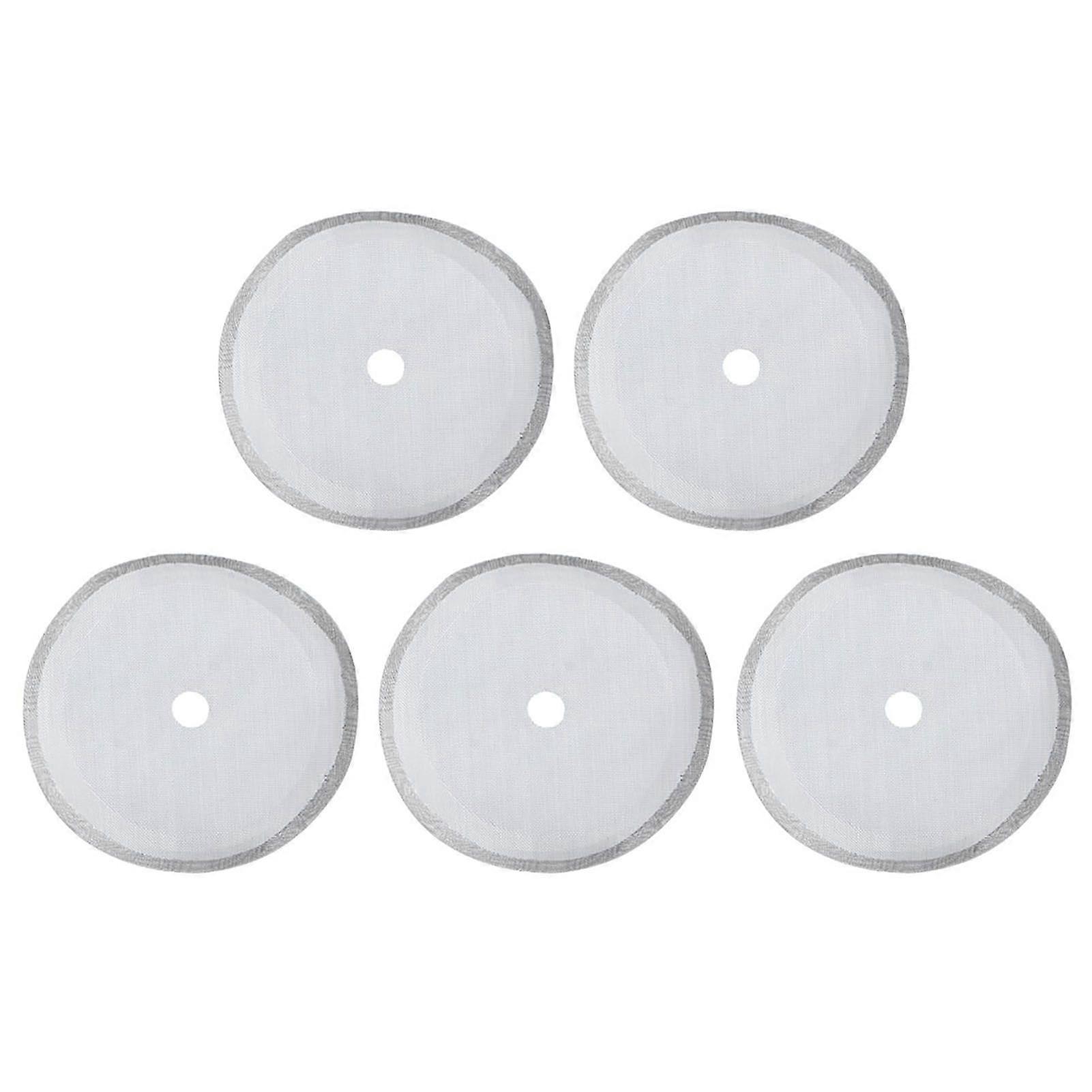 5Pcs 304 Stainless Steel Coffee Filter Portable Detachable Coffee Pot Mesh Filter AccessoryS 350ml