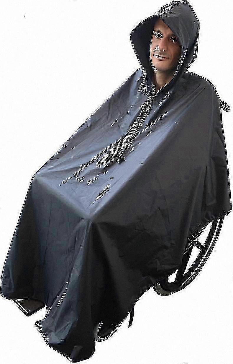 Waterproof Poncho for Wheelchair Users - Lightweight All-Weather Rain Protection Solution