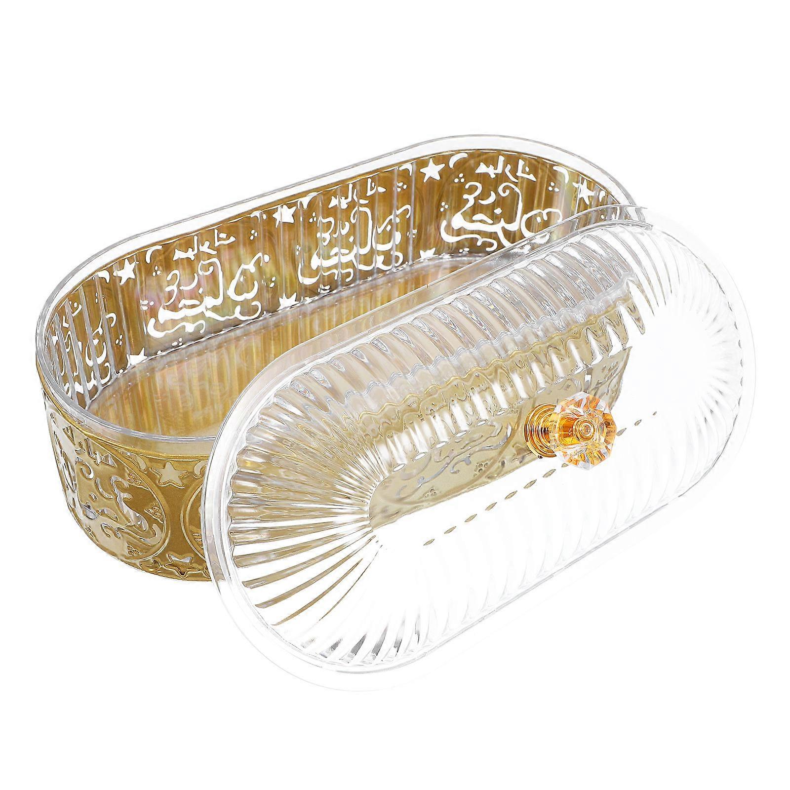 3Pcs Eid Candy Tray Serving Plate for Middle Eastern Sweets and Treats