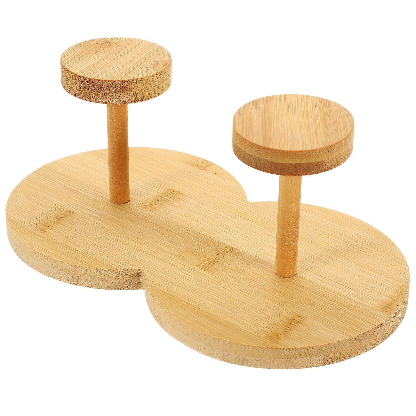 Coffee Organizer Bamboo Paper Holder for Countertop Use 3Pcs