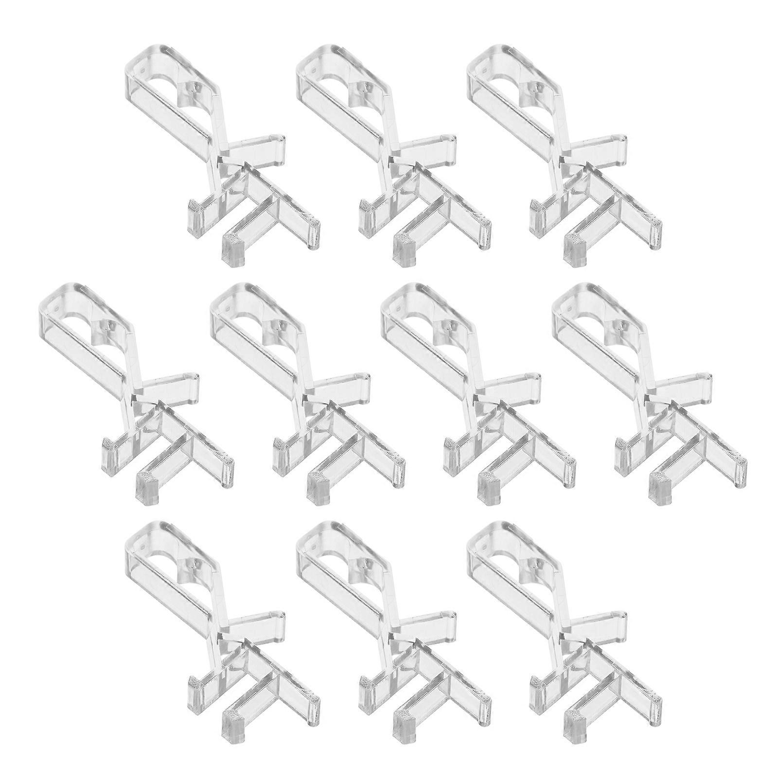 Hidden Valance Clip for Curtain Hardware with Strong Grip 20 Pieces