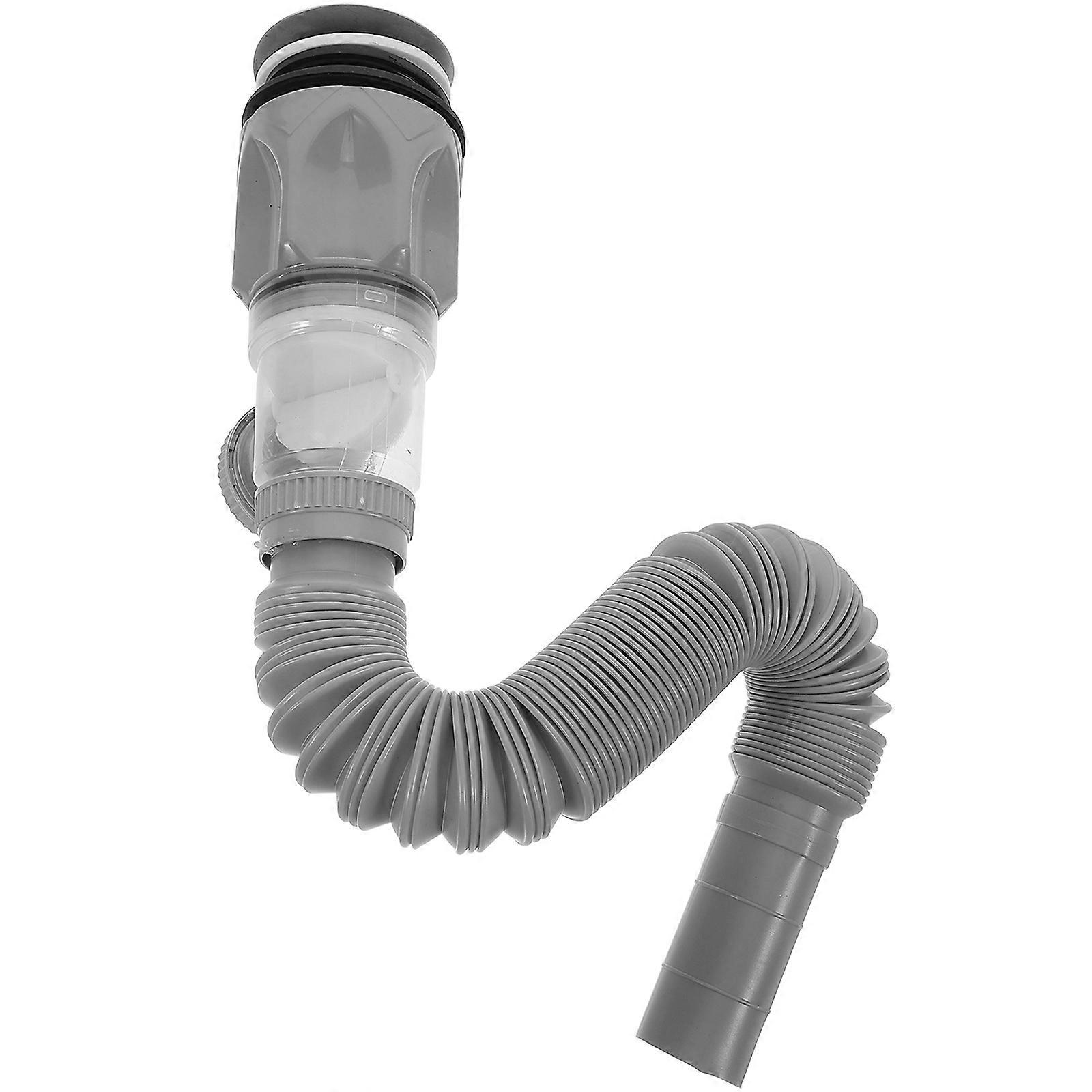 Flexible Sink Drain Pipe 5Pcs for Kitchen and Bathroom Leak-Proof Use