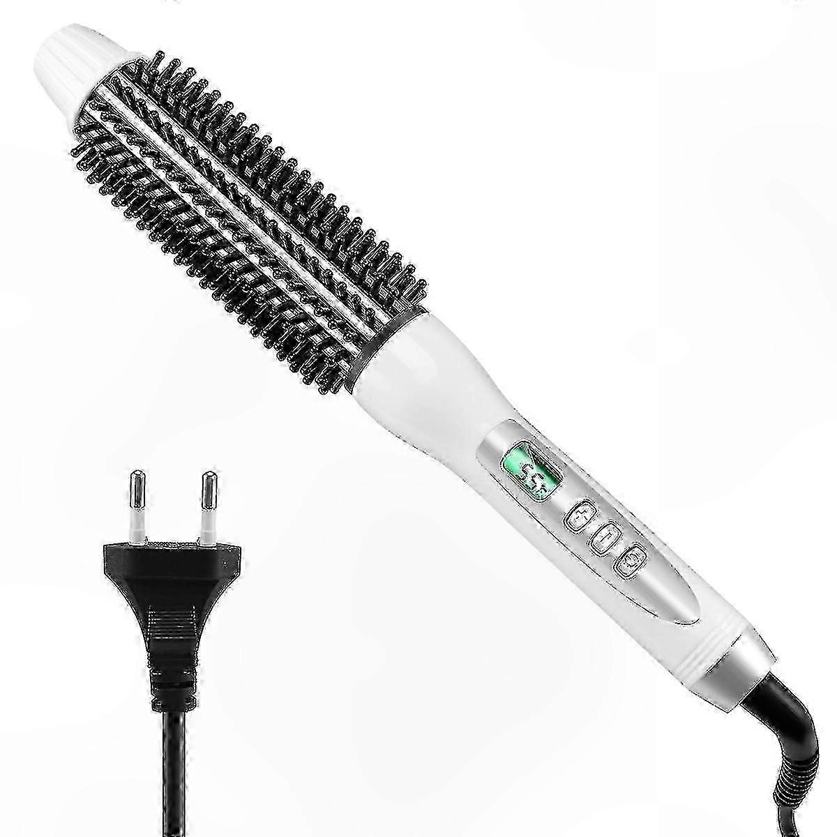 32mm Ceramic Anion Hair Styler with LCD Display and EU Plug for Curling and Straightening