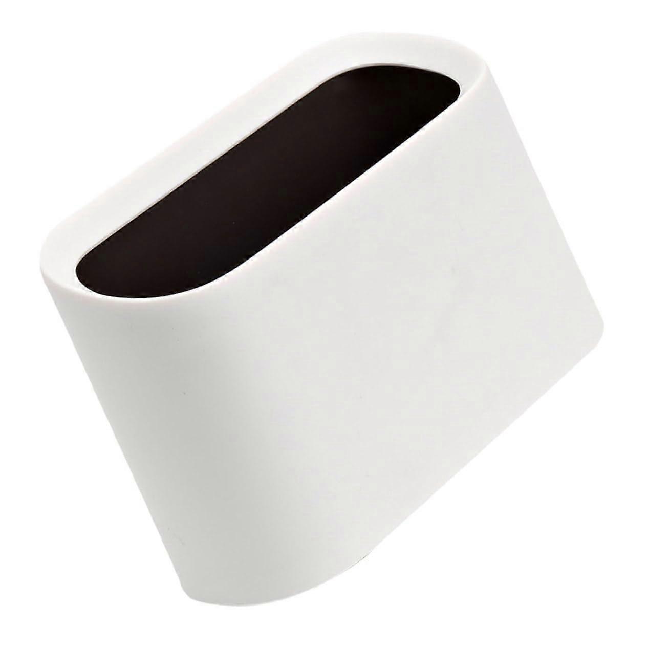 Mini Desk Bin Wastepaper Bin - Small Countertop Trash Can with Lid for Bedroom and Office, Compact Plastic Design, 5L Capacity
