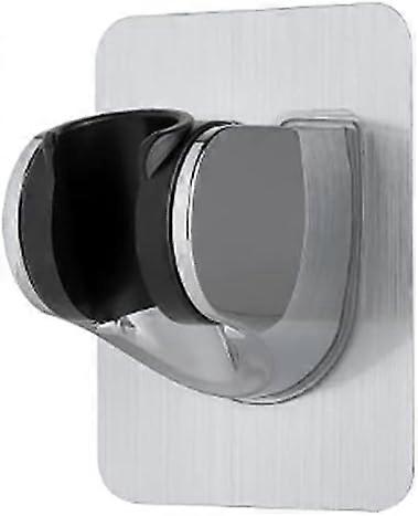 Shower Head Holder with Powerful Suction, Adjustable Shower Rail Bracket, Full Plating, Stable Bathroom Accessory