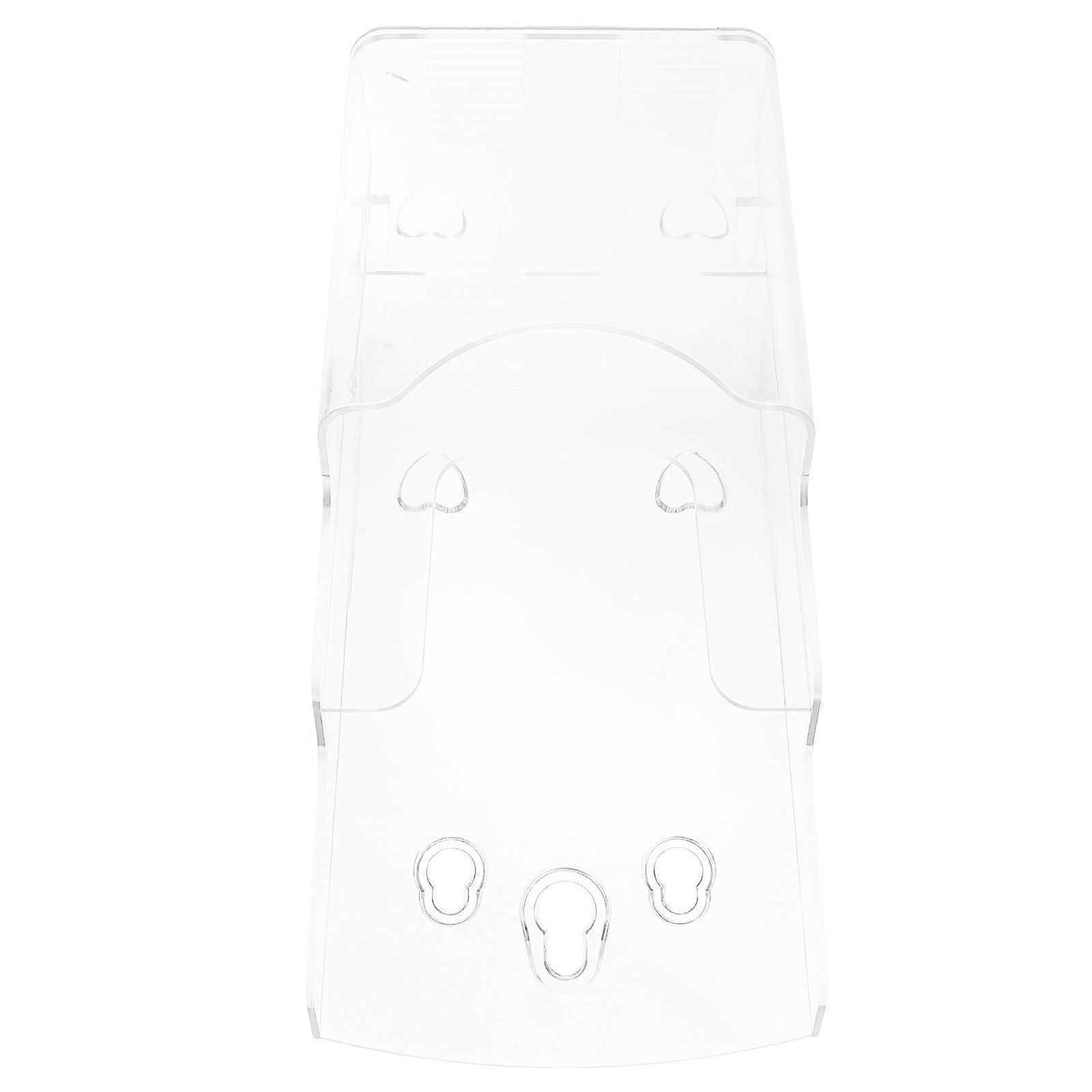 Desktop File Stand 2Pcs Stylish Acrylic Pamphlet Holder For Study Room Colorful Multi-layer Brochure Display