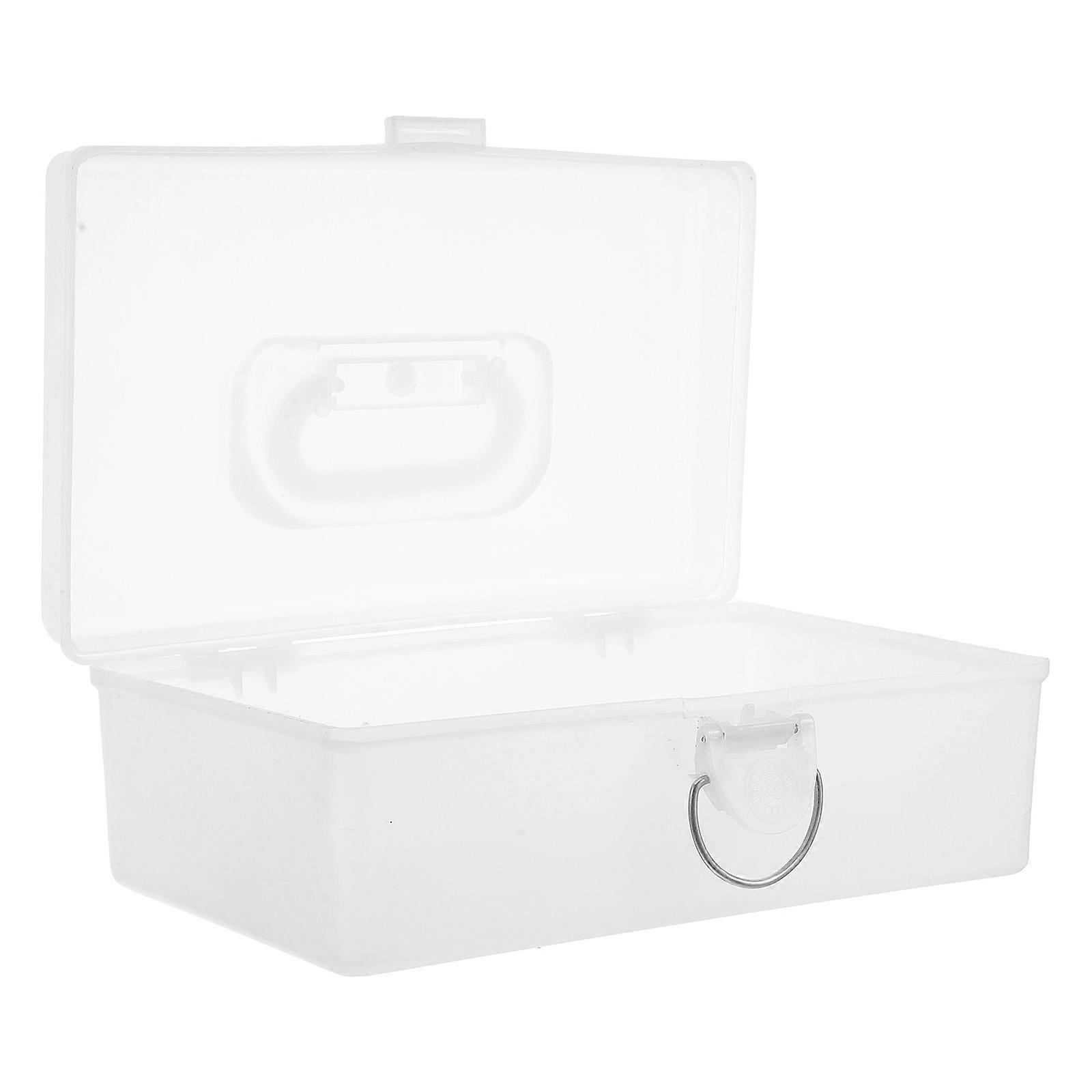 Portable Mahjong Container Plastic Mahjong Storage Box for Storage 4Pcs
