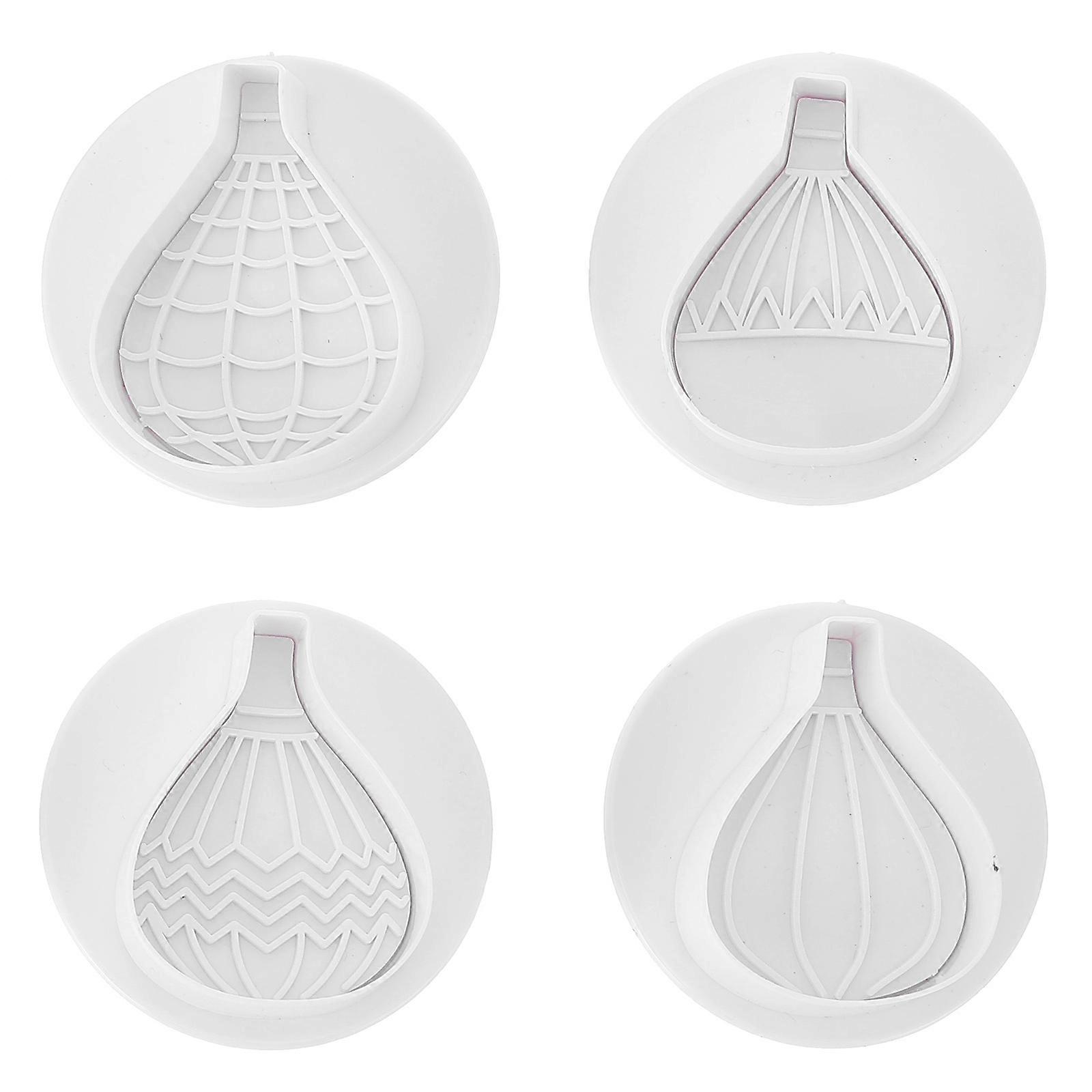 Baking Gadget Plastic Biscuits Mold for Cookie Pressing 8Pcs Set