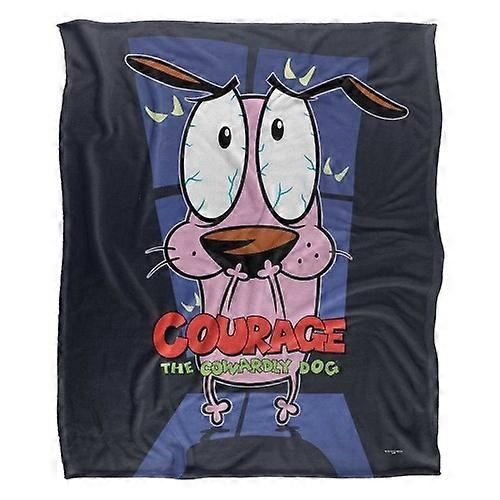 Courage The Cowardly Dog Silky Window Supersoft Blanket