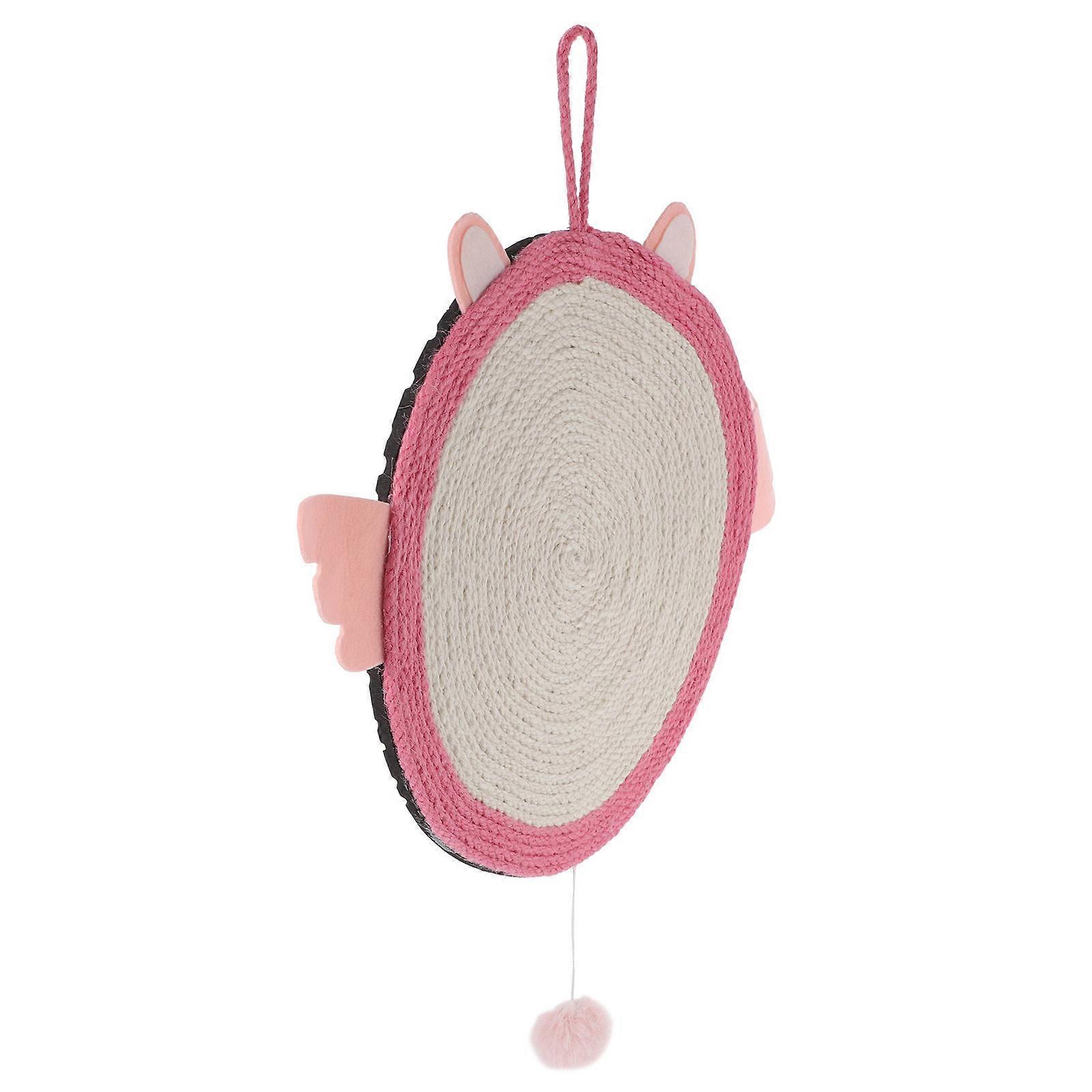 Cat Scratcher Pad Angel Shaped for Resting 2Pcs Sisal Material