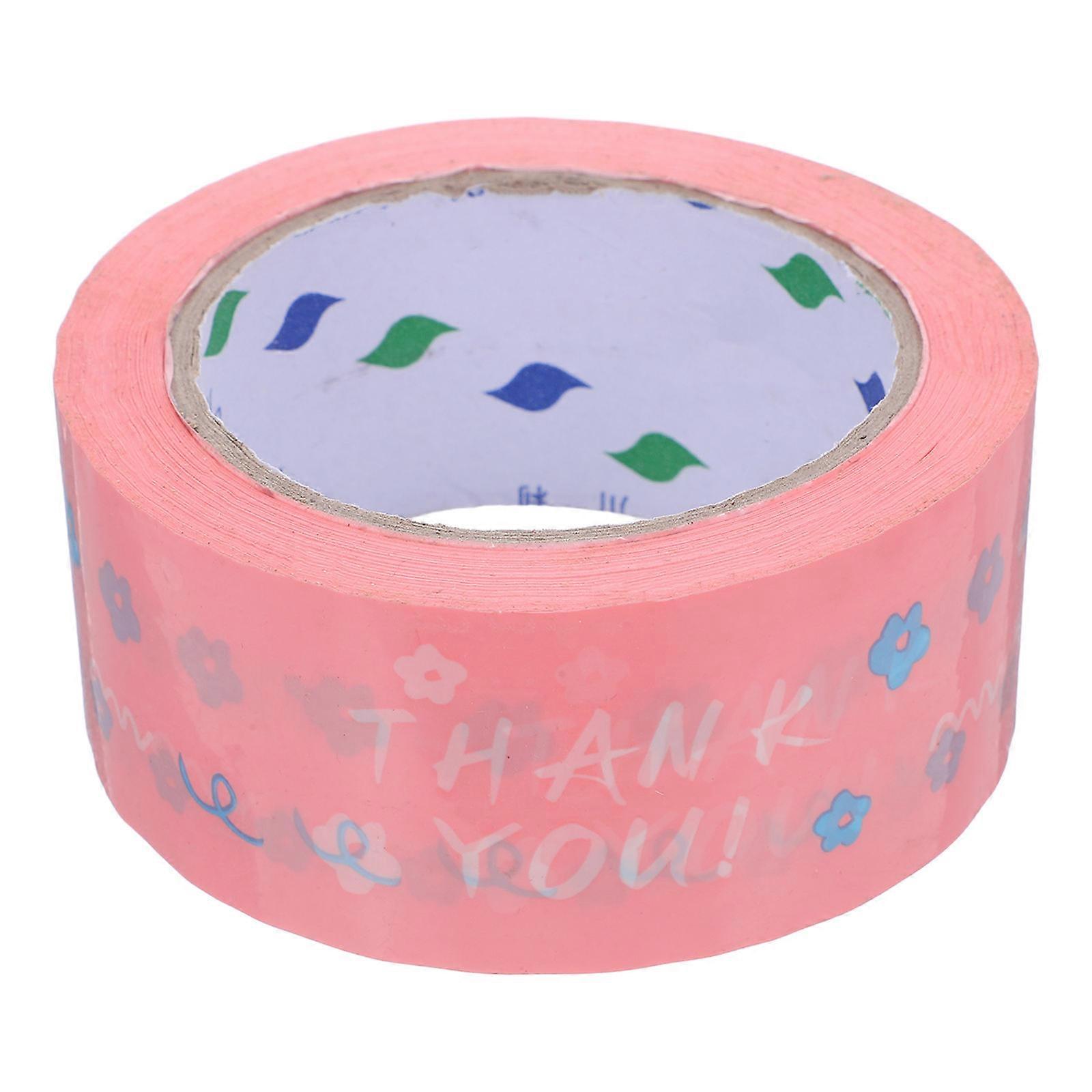 Thank You Packing Tape For Sealing Takeout Cartons Elegant Design For Present Wrapping 1Set
