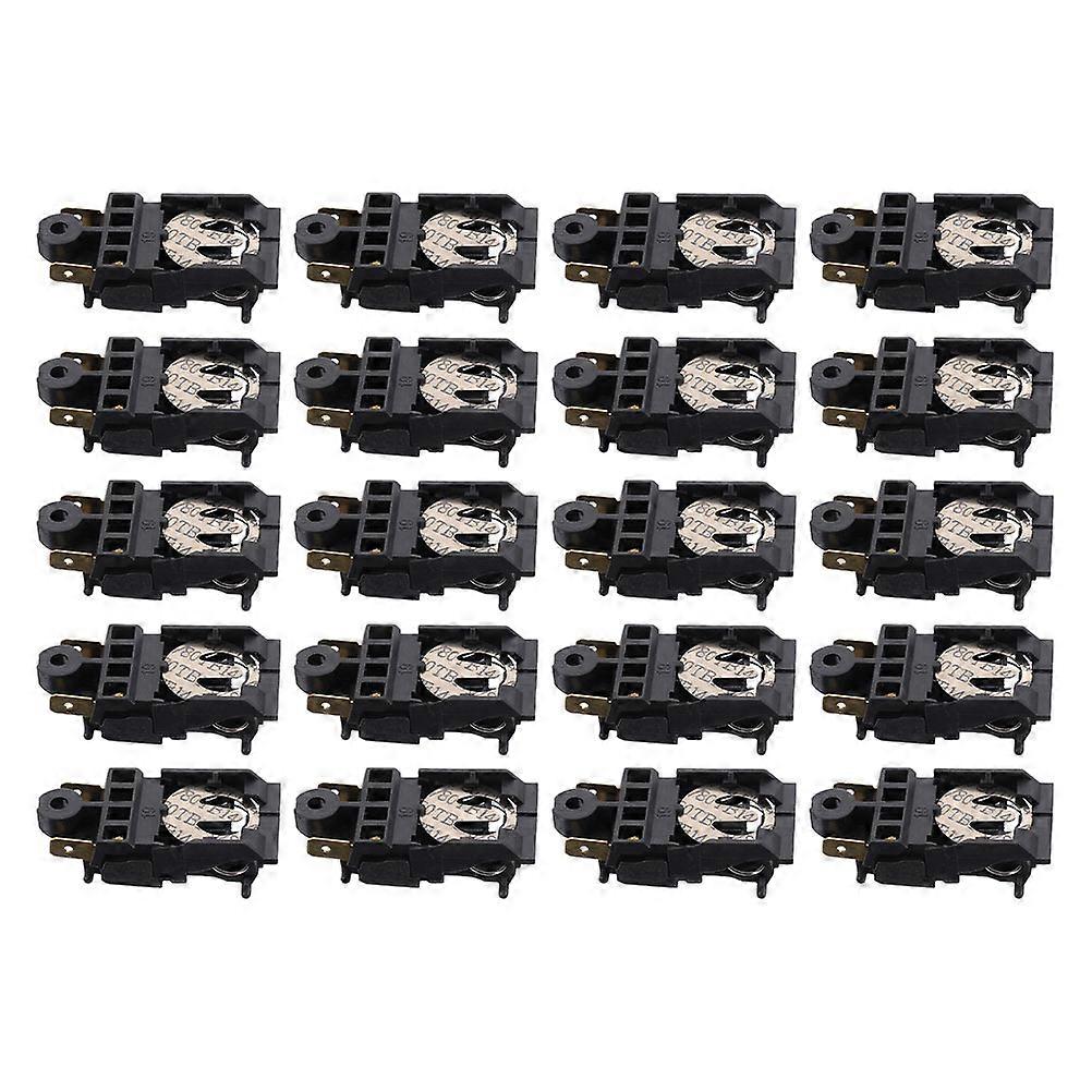 Temperature Control Kettle Base Thermostat Replacement Parts for Electric Appliances 20Pcs