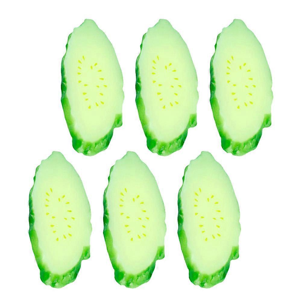 Green Artificial Cucumber Simulation Model for Restaurant Decor 12Pcs