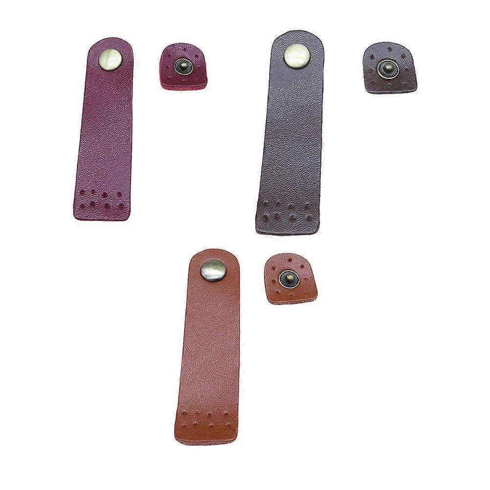 Bag Hasp Buckles for DIY Use 3Pcs Genuine Wallet Hasp Clasp