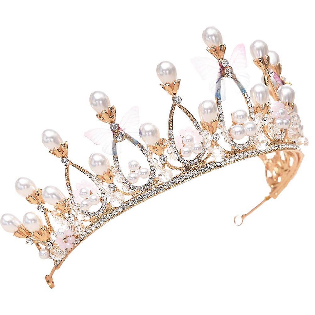 Romantisk hårdekorasjon krone hodeplagg for jenter 1 stk