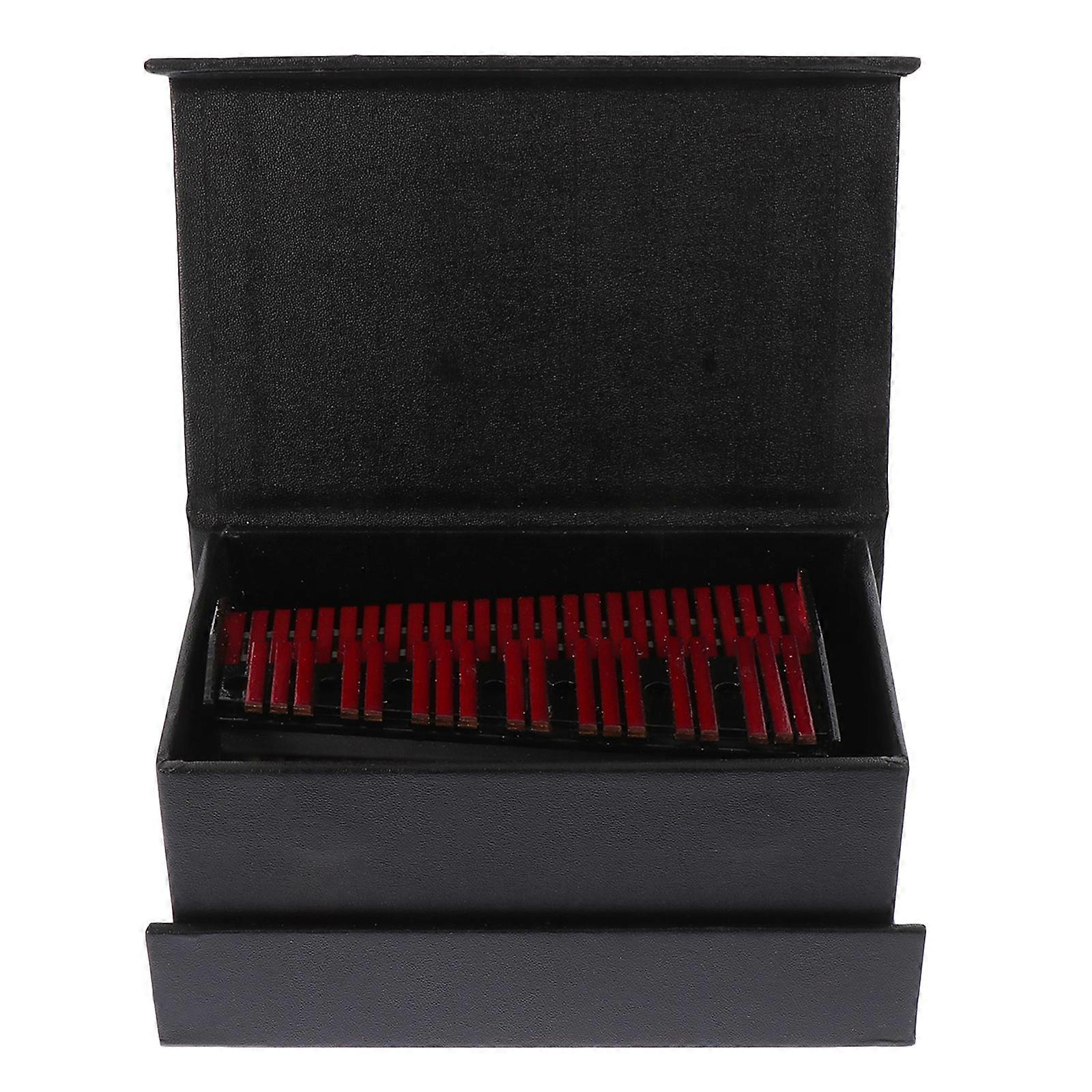 Mini House Decor Marimba Model for Decoration 2Sets Natural Resin