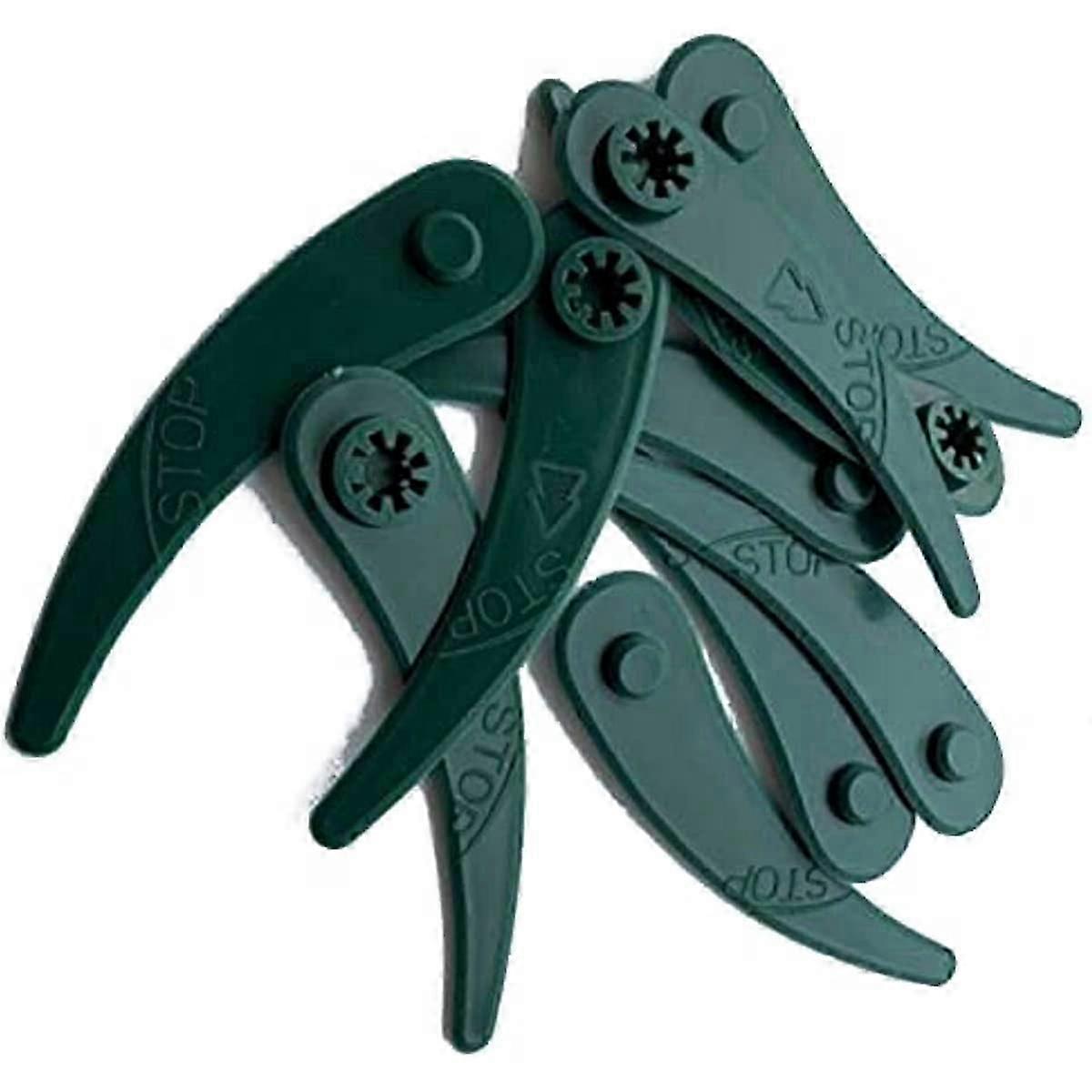 10 قطع من شفرات الانتهازي البلاستيكية معززة شفرات Durablade لبوش EasyGrassCut 12-230 قادين العشب اللاسلكي