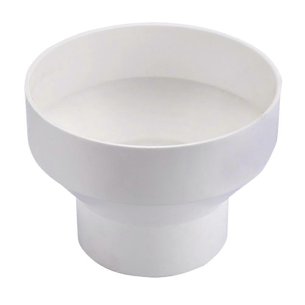 ABS Plastic Kitchen Reducing Pipe Tapered Function 3Pcs White
