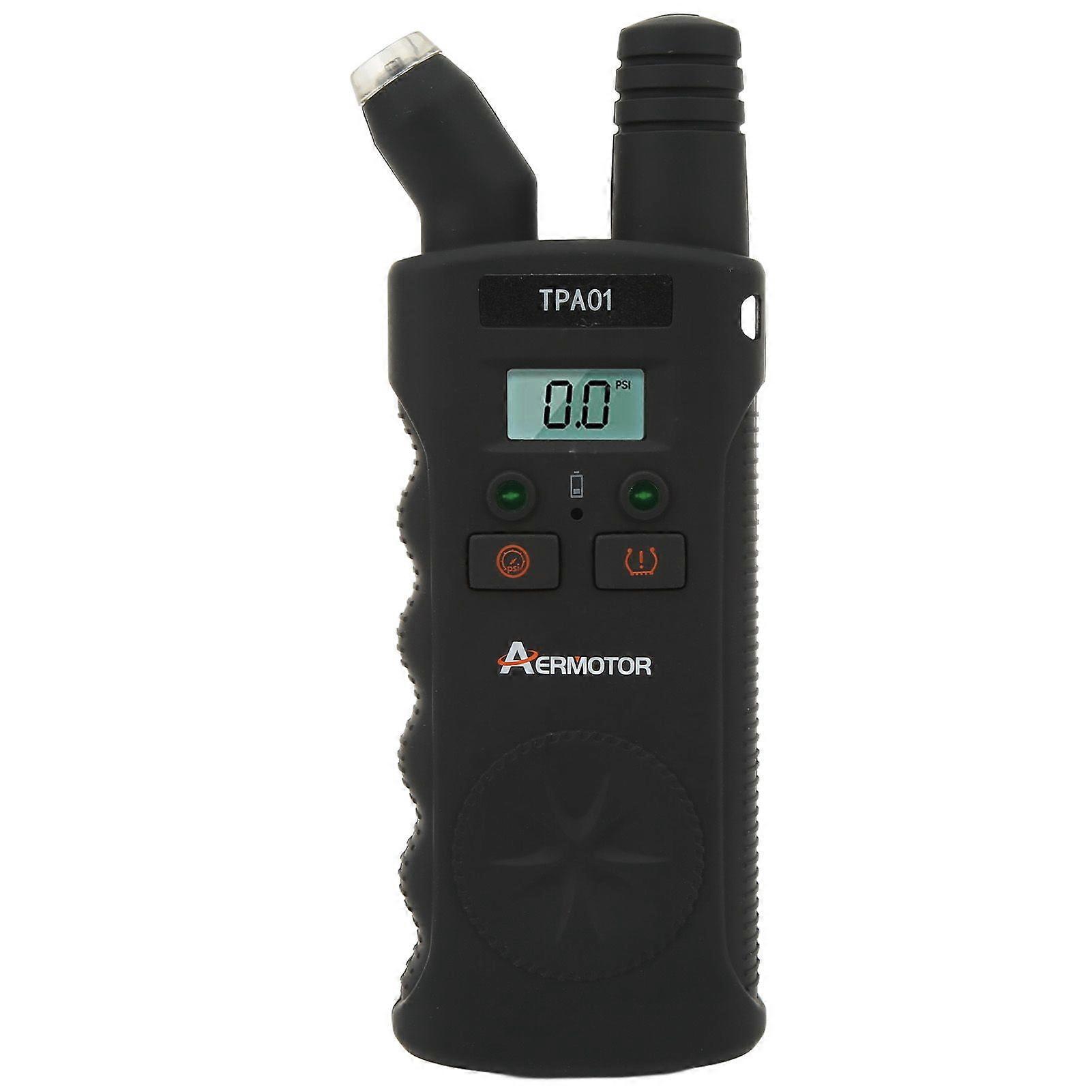 2 in 1 TPA01 TPMS Relearn Tool Digital Tire Pressure Gauge 150 PSI Monitor System Activation Tool Replacement for Chevy 433 MHz