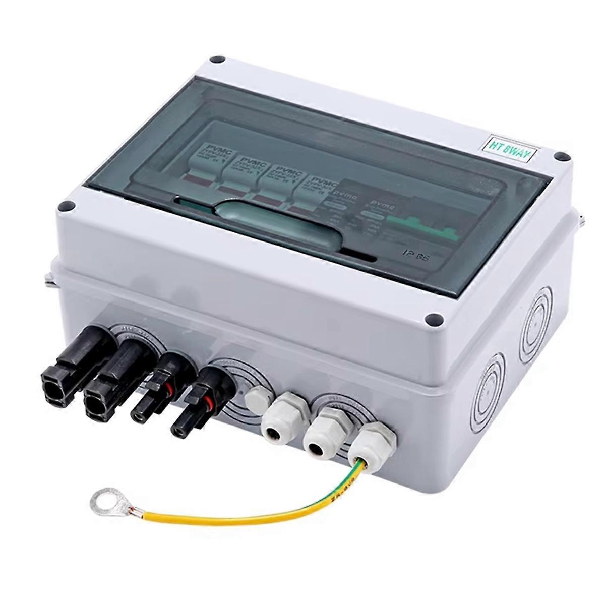 Solar Photovoltaic PV Combiner Box 2 in 1 Out DC600V IP65