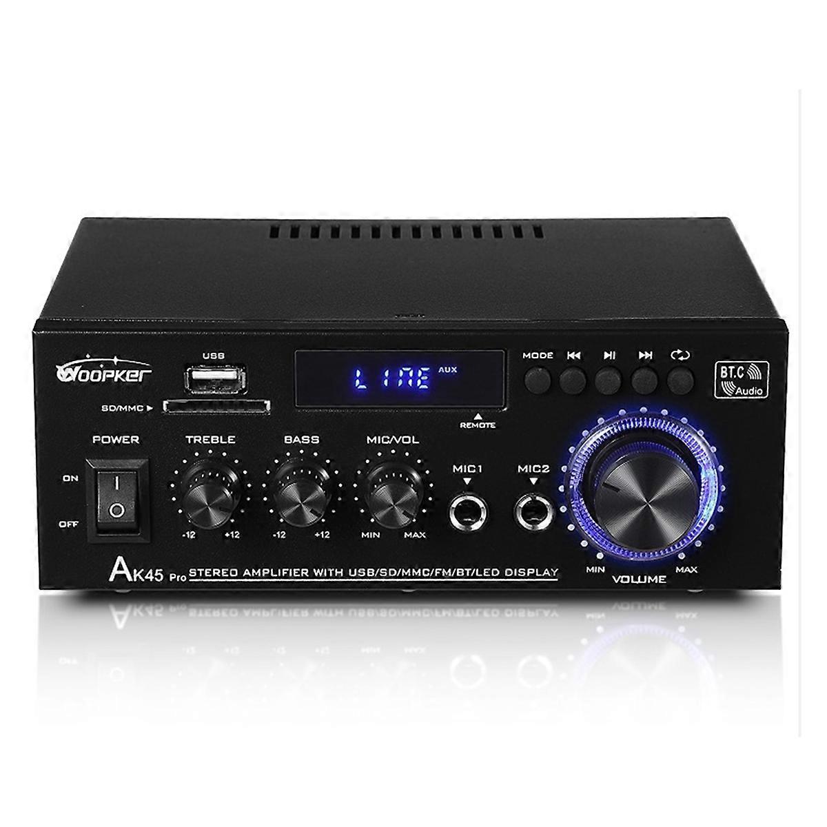  Audio Amplifier Ak45 Pro Bluetooth Speaker - EU Plug