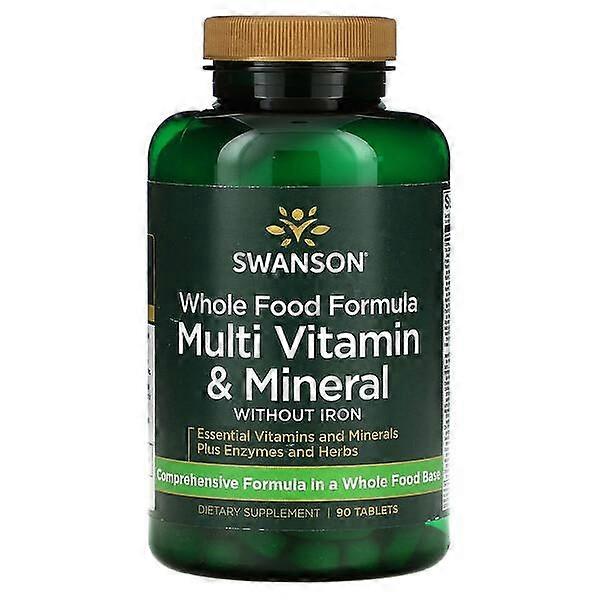 Swanson, Whole Food Formula, Multi Vitamin & Mineral, 90 Tablets