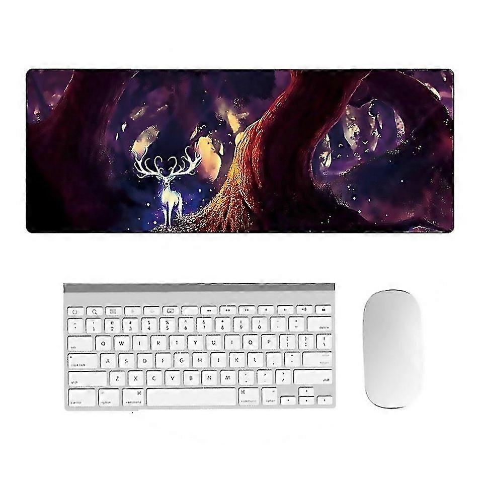 For Handpainted Fantasy Pattern Mouse Pad Size 300 X 800 X 2mm Seaming