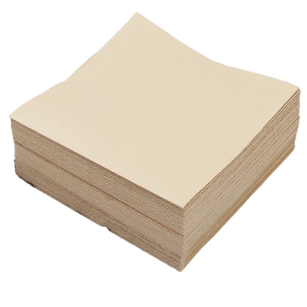 50PCS Square Coffee Filter for 3-10 Cups Natural Unbleached