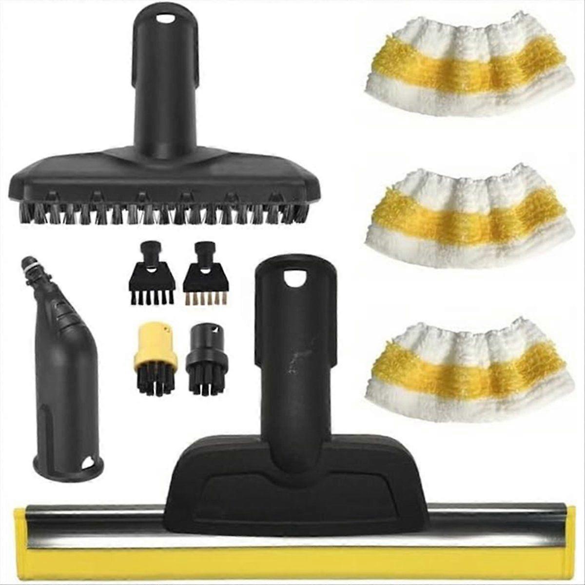 For Steam Cleaner Accessories SC1 SC2 SC3 SC4SC5,Steam Cleaner Brush Set,Including Curved Nozzle,Wi