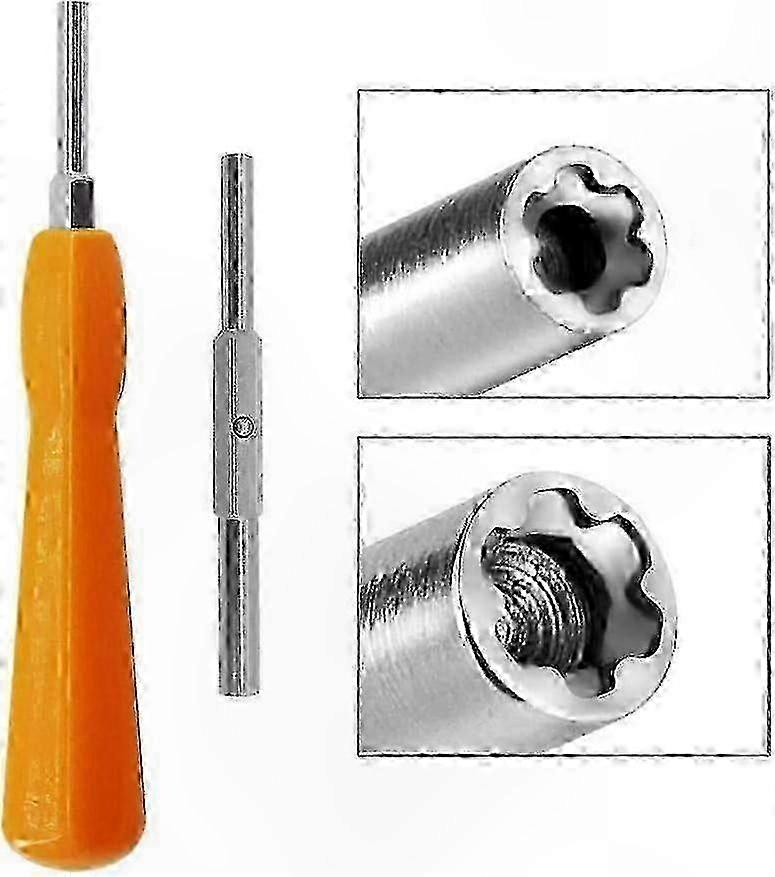 Double Security Bit Screwdriver 4.5mm 3.8mm, Precision Tool for Opening Retro Gaming Consoles and Cartridges