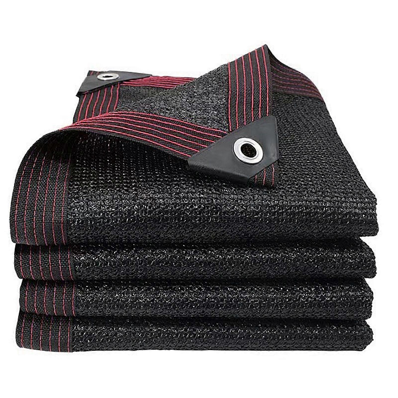 Outdoor Use Shade Sail Sunshade Canopy Net Black Patio Shade Sail