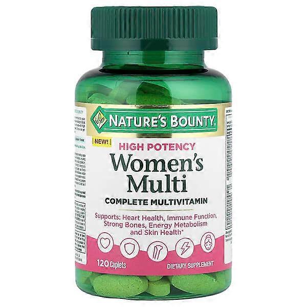 Nature's Bounty, Women's Multi, Complete Multivitamin, High Potency, 120 Caplets