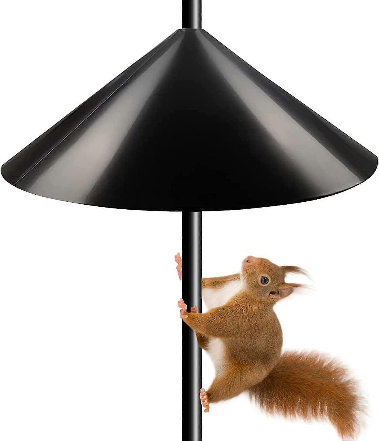 New Squirrel Baffle, Wrap Around Bird House Squirrel Guard Baffle Protect Outside Hang Bird Feeders and Pole Mount from Raccoon Squirrels Rodents