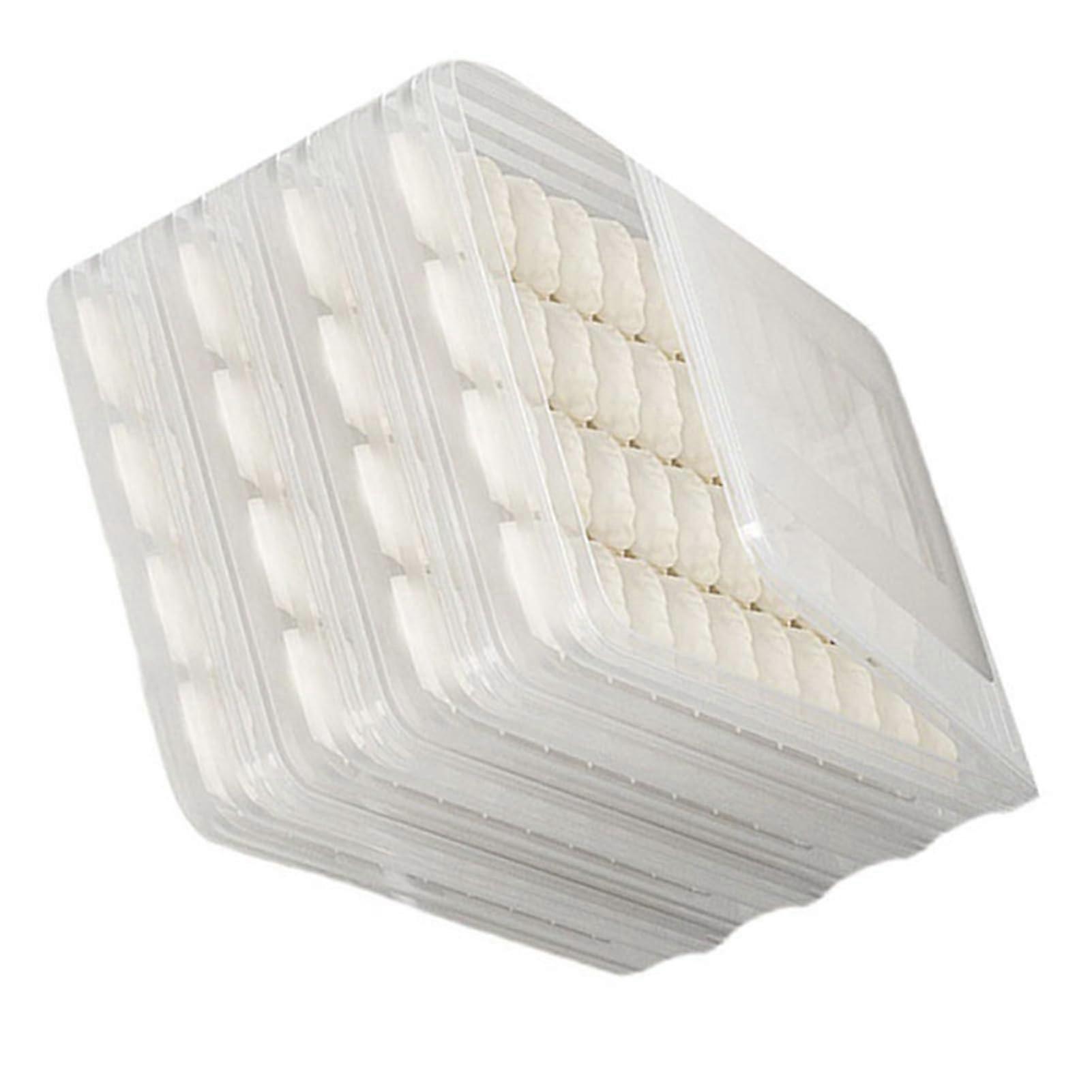 Stackable Refrigerator Compatible Food Storage Box For Dumplings And Cookies Dumpling Storage Container