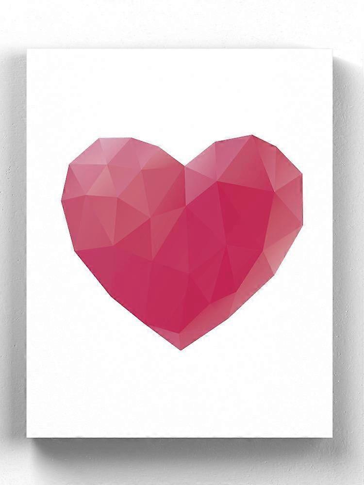 Crystal Heart. Wrapped Canvas  -Smartprints Designs,-ouyab1450