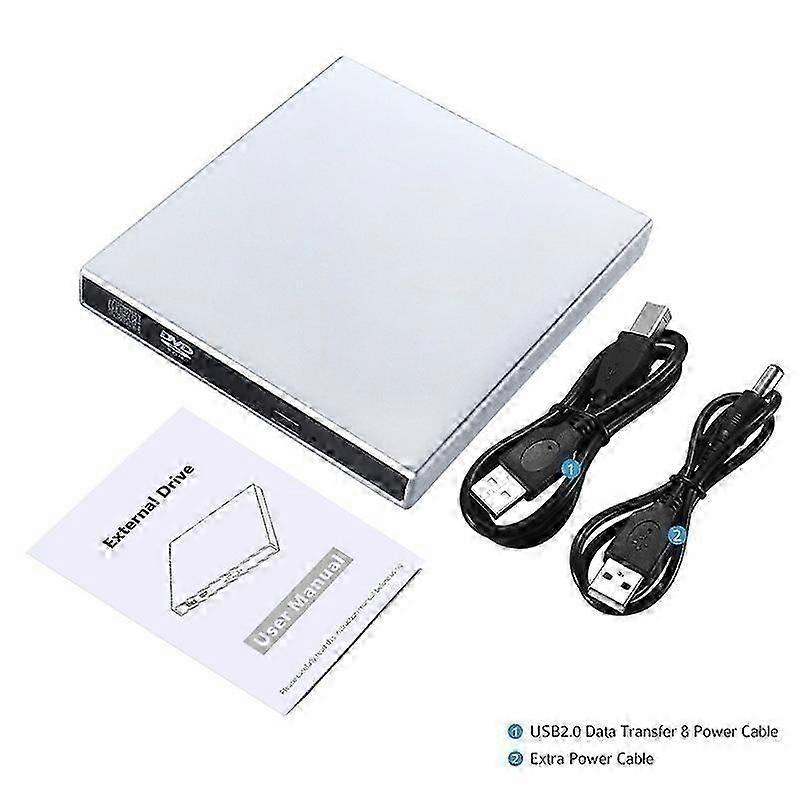 2025 Universal external CD RW burner driverfree DVD CD reader player