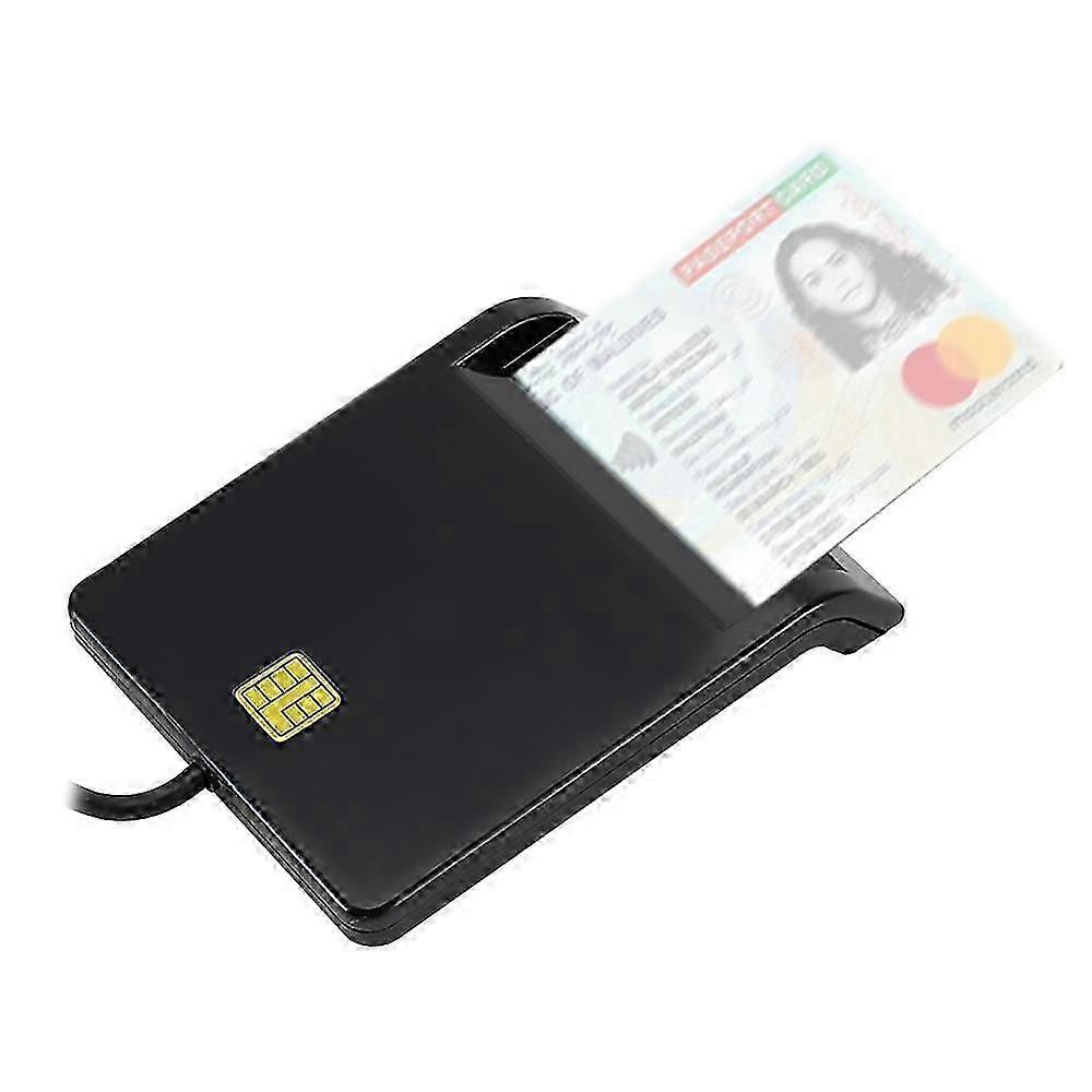2025 USB 2.0 Smart ID Card Reader for SD ATM CAC TF Bank Card SIM Card Reader USB-CCID ISO Connector for Windows Linux