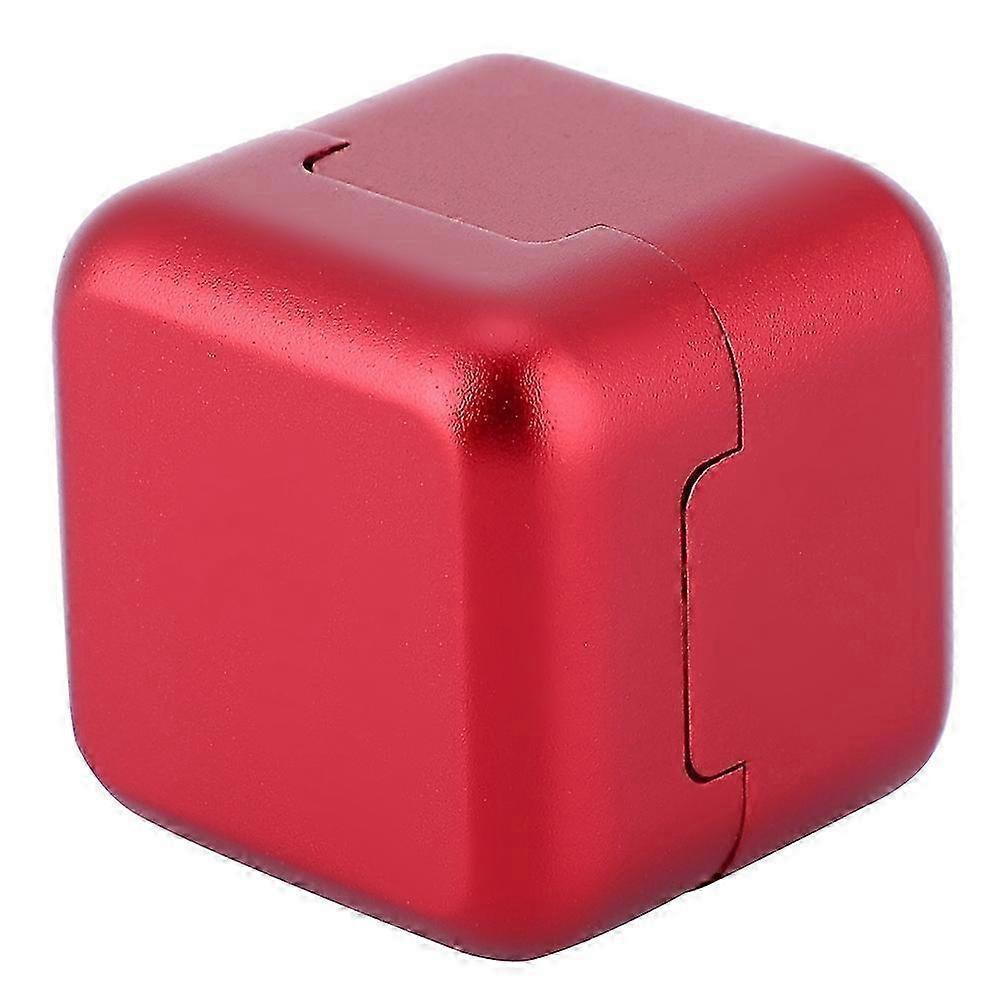 2025 Aluminum Portable Mini Cue Tip Chalk Holder Billiard Pool Chalks Carrier Case (Red)