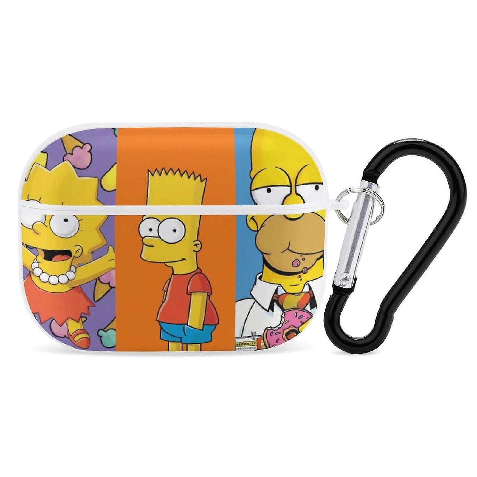 Simpson Case for compatible with Airpods Pro, AirPod 3 Case for Women, compatible with Airpods Pro Generation Case, Support Wireless Charging