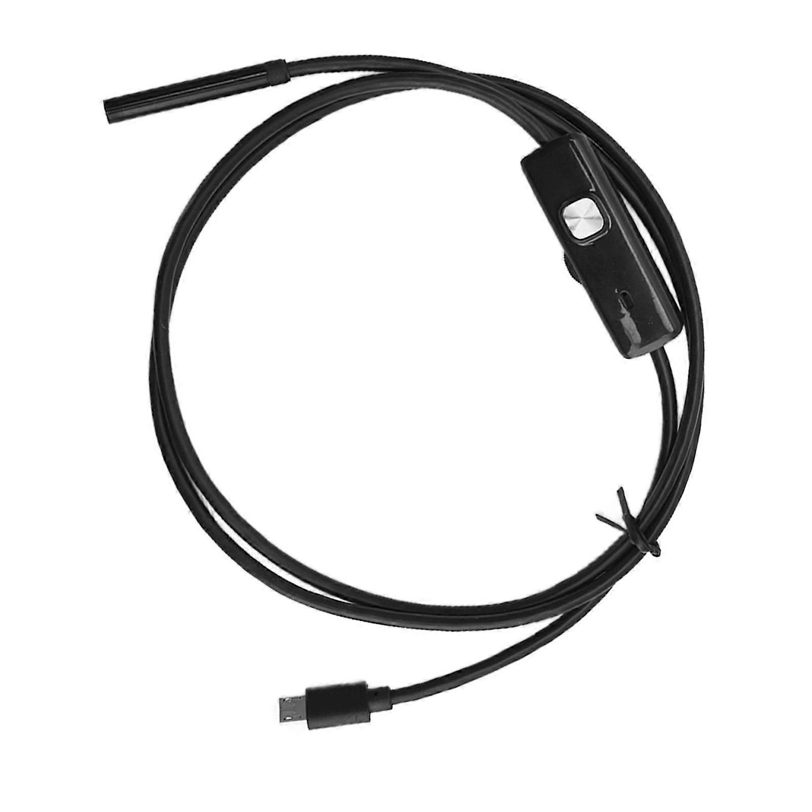 USB Endoscope Waterproof Scope Snake Camera Endoscopes Inspection with LED Light2m（6.6ft） 