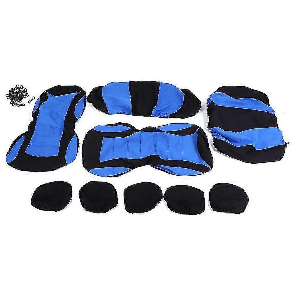 9pcs car seat cover protector set for 5-seats interior accessory