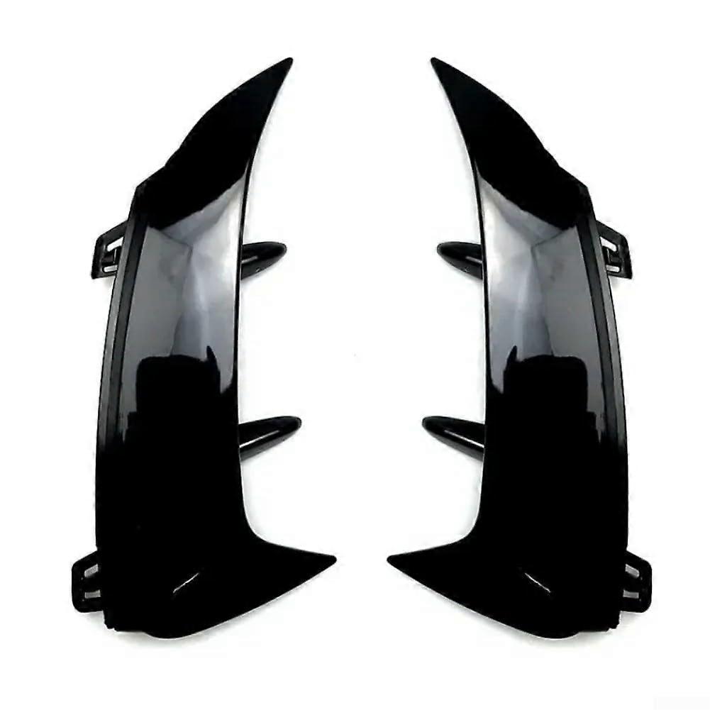 Car Rear Bumper Spoiler Splitter Trim Canards Diffuser For W177 A180 A200 A220 201823 Carbon Look Gloss Black