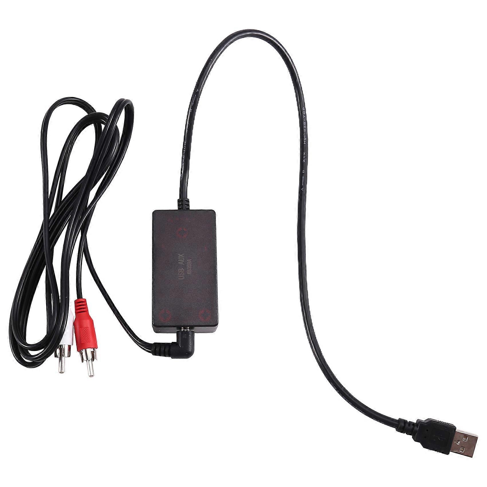 For 5.0 System Car Navigation USB Conversion Cable AUX Audio Box Audio Adapter Cable