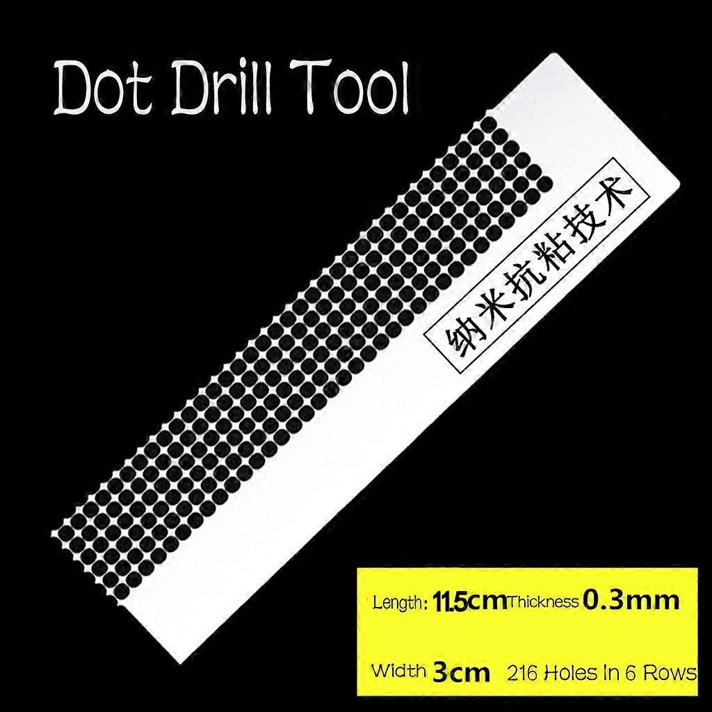 Diamond Drawing Ruler Dot Drill Tool Magic Tool Diamond Embroidery Mesh Ruler St Home Essentials