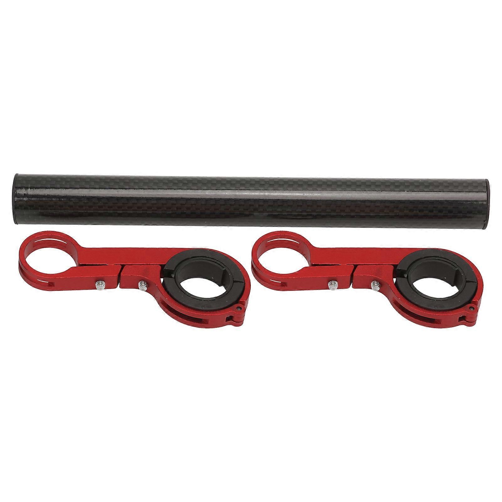 Bicycle Handlebar Double Extender Bracket Mount Bike Headlight Mount Bar Computer Holder