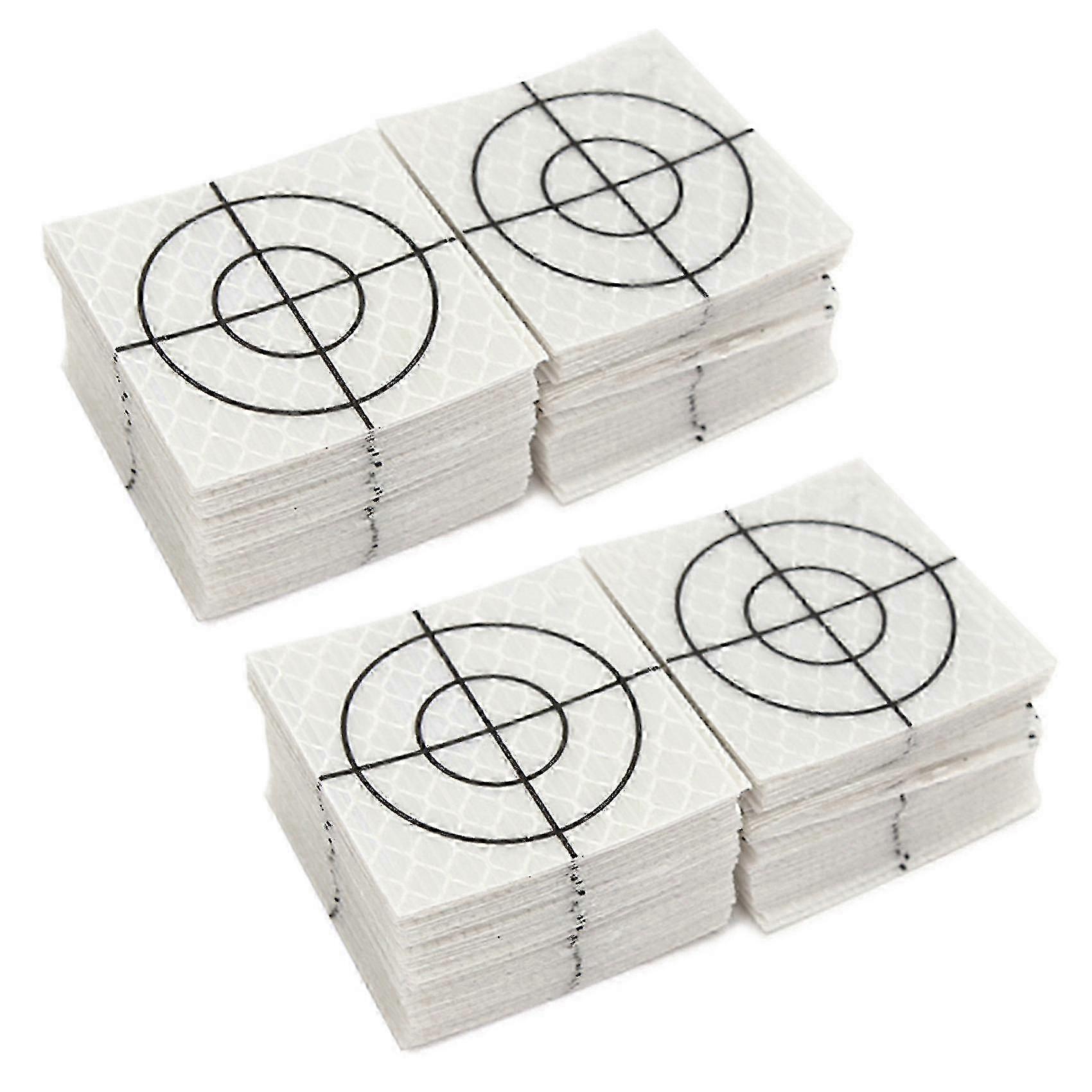 200pcs Prism Reflector Sheets for Total Station Tunnel Survey Measurement 0403