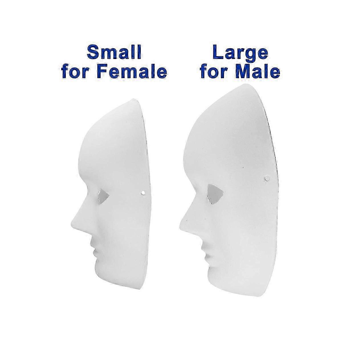 30 Pack 2 Sizes Paper Mache Masks Create Artistic Craft Projects From Wall Decorations To Theater a