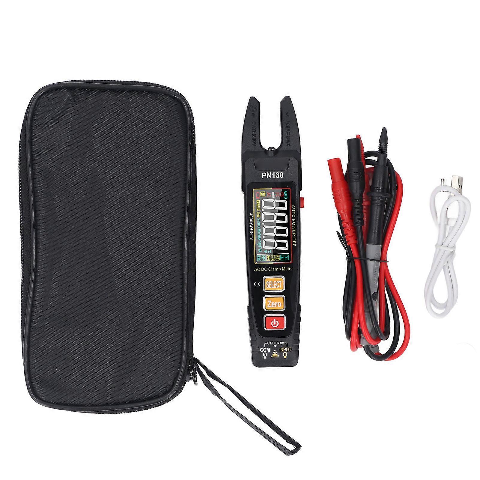 Digital Clamp Meter for Renault with Color LCD, AC/DC Current & Voltage Tester, Auto-Ranging Multimeter